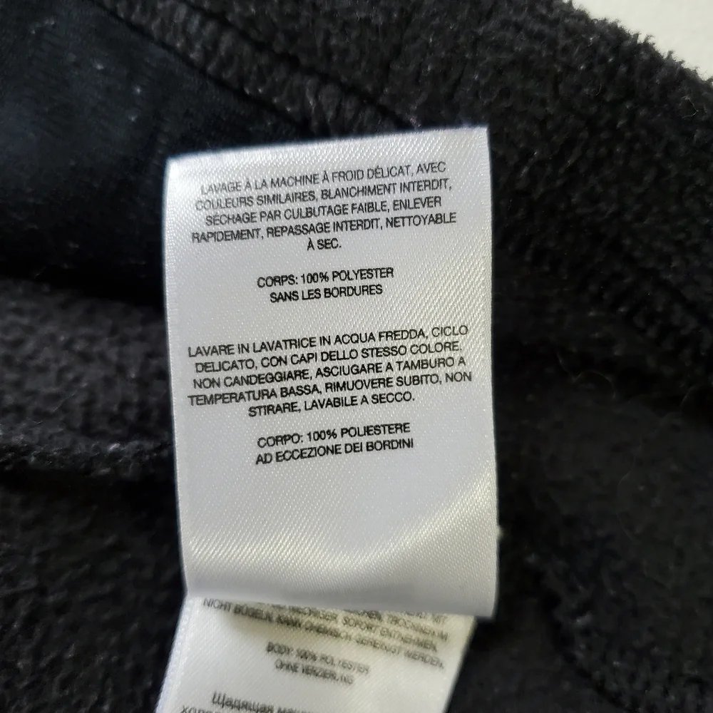 Columbia Fleece Full Zip Vest Charcoal Gray Black Size 2X - Picture 5 of 6